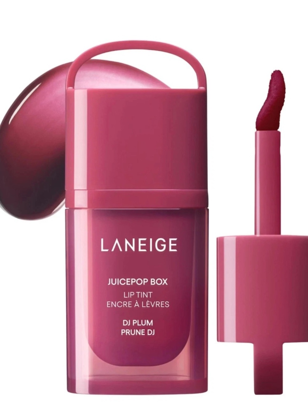 Laneige Juicepop Box Hydrating & Lightweight Oil Lip Tint - DJ PLUM 0.15 oz